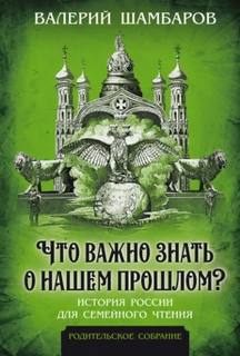 Что важно знать о нашем прошлом? История России для семейного чтения - Шамбаров Валерий